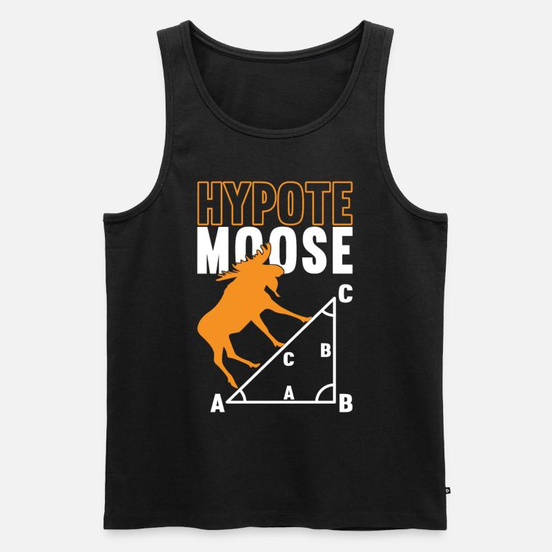 Mathe Mathelehrer - Männer Premium Bio Tank Top - Schwarz