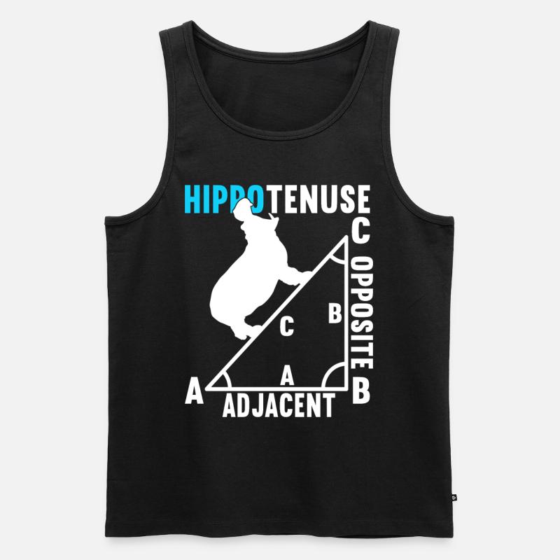 Math Math Teacher - Men's Premium Organic Tank Top - black