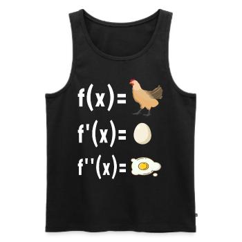 Math Math Teacher - Men's Premium Organic Tank Top - black - Front - AI Model Male 178 light (178cm)