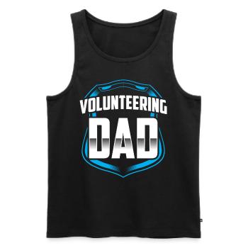 Volunteer father Profession Volunteer Volunteer - Men's Premium Organic Tank Top - black - Front - AI Model Male 178 light (178cm)
