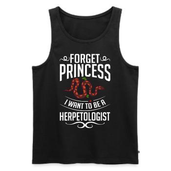 Herpetology Reptiles Herpetologist Lizards - Men's Premium Organic Tank Top - black - Front - AI Model Male 178 light (178cm)