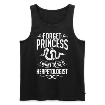 Herpetology Reptiles Herpetologist Lizards - Men's Premium Organic Tank Top - black - Front - AI Model Male 178 light (178cm)
