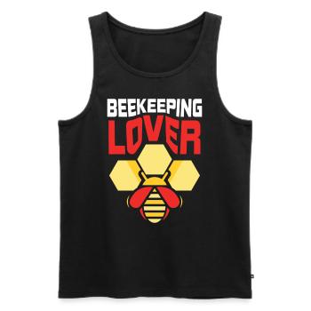 Beekeeping lover Beekeeping Beekeepers Beekeepers - Men's Premium Organic Tank Top - black - Front - AI Model Male 178 light (178cm)
