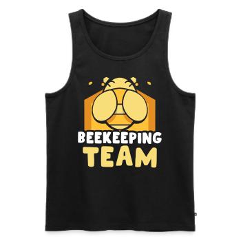 Team Beekeeping Honey Beekeepers Beekeepers - Men's Premium Organic Tank Top - black - Front - AI Model Male 178 light (178cm)