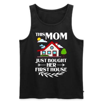 Home Home House Purchase Property - Men's Premium Organic Tank Top - black - Front - Michal (187cm)