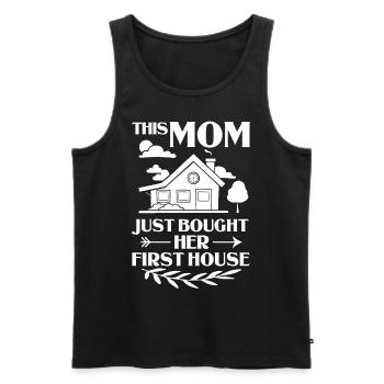 Home Home House Purchase Property - Men's Premium Organic Tank Top - black - Front - Michal (187cm)
