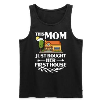 Home Home House Purchase Property - Men's Premium Organic Tank Top - black - Front - Michal (187cm)