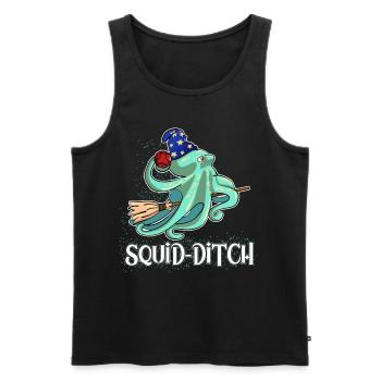 Squid-Ditch On A Broom Magical Octopus Costum - Männer Premium Bio Tank Top - Schwarz - Vorne - Michal (187cm)