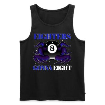 Eighters Gonna Eight Champion Squid - Männer Premium Bio Tank Top - Schwarz - Vorne - AI Model Male 178 light (178cm)