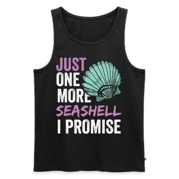Plus qu’une coquille je lui promets Moules - Débardeur bio Premium Homme - noir - Devant - Michal (187cm)