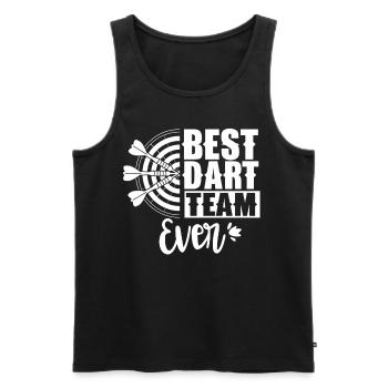 Best darts team of all time Darts Darts - Men's Premium Organic Tank Top - black - Front - Michal (187cm)