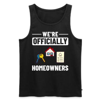 Home Home House Purchase Property - Men's Premium Organic Tank Top - black - Front - Michal (187cm)