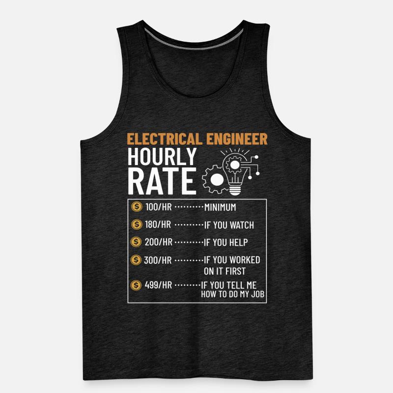 Electrical Engineering Engineer Research Development Men's Premium Organic Tank Top