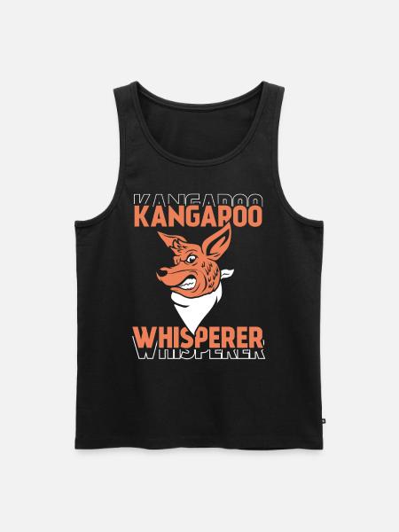 Kangaroo Whisperer Animal Kangaroo Kangaroo - Men's Premium Organic Tank Top - black