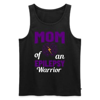 Epilepsie Krampf Erkrankung Epileptischer Anfall - Männer Premium Bio Tank Top - Schwarz - Vorne - AI Model Male 178 light (178cm)