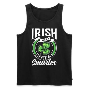 St Patricks Tag Irland Gälisch Irisch Ire - Männer Premium Bio Tank Top - Schwarz - Vorne - AI Model Male 178 light (178cm)