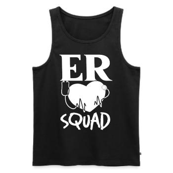 Emergency Department Emergency Nurse First Aid - Men's Premium Organic Tank Top - black - Front - Michal (187cm)