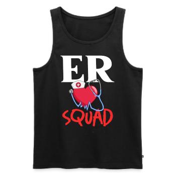 Emergency Room Emergency Nurse First Aid - Men's Premium Organic Tank Top - black - Front - Michal (187cm)