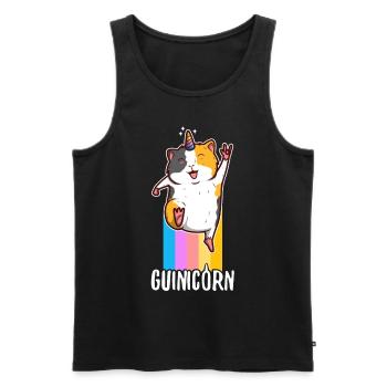 Guinicorne - Débardeur bio Premium Homme - noir - Devant - Michal (187cm)