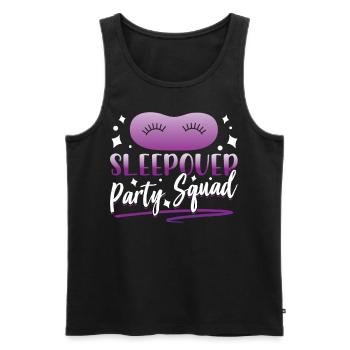 Soirée pyjama Troupe Passez la nuit - Débardeur bio Premium Homme - noir - Devant - Michal (187cm)