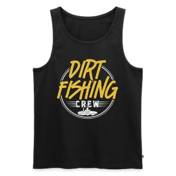 Dirt Fishing Team Probe Walking Metal - Débardeur bio Premium Homme - noir - Devant - Michal (187cm)