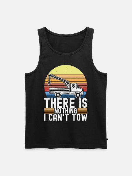 Abschleppwagen Abschleppdienst - Männer Premium Bio Tank Top - Schwarz