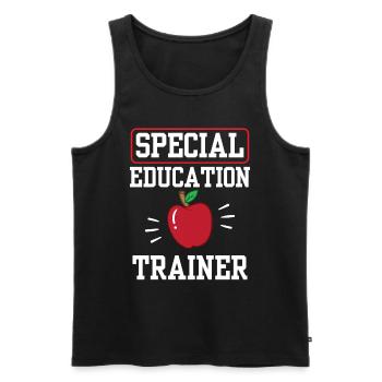Special Education Trainer Teacher Special Education - Men's Premium Organic Tank Top - black - Front - Michal (187cm)