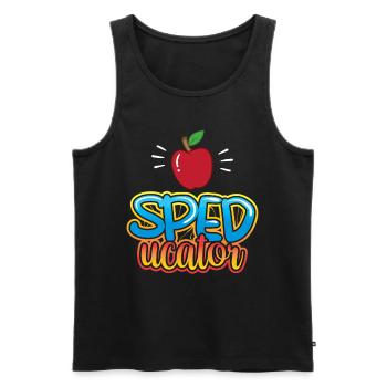 Speducator Special Education Special Education Teachers - Men's Premium Organic Tank Top - black - Front - AI Model Male 178 light (178cm)