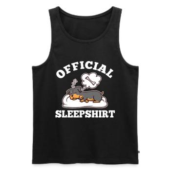 Official sleepshirt Rottweiler - Männer Premium Bio Tank Top - Schwarz - Vorne - Michal (187cm)