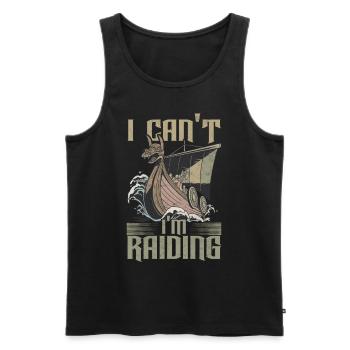 Mythologie nordique des Vikings - Débardeur bio Premium Homme - noir - Devant - AI Model Male 178 light (178cm)