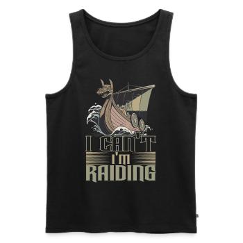 Mythologie nordique des Vikings - Débardeur bio Premium Homme - noir - Devant - AI Model Male 178 light (178cm)
