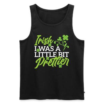 St Patrick's Day Ireland Gaelic Irish Irish - Men's Premium Organic Tank Top - black - Front - Michal (187cm)