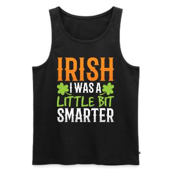 Fête de la Saint-Patrick Gaélique Irlande Irlandais Irlandais - Débardeur bio Premium Homme - noir - Devant - Michal (187cm)