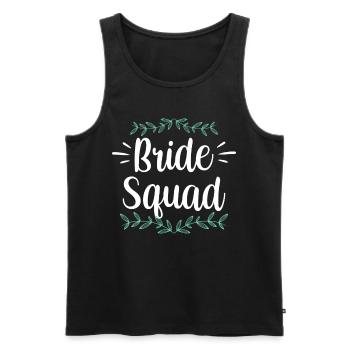 Braut Team Party Heiraten Bräute Hochzeit - Männer Premium Bio Tank Top - Schwarz - Vorne - AI Model Male 178 light (178cm)