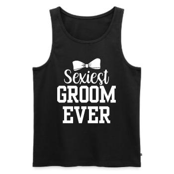 Sexy Groom Party Dictons Mariage Mariage - Débardeur bio Premium Homme - noir - Devant - Michal (187cm)