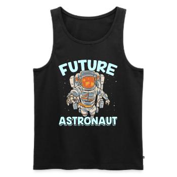Future Astronaut Rocket Space Astronomy - Men's Premium Organic Tank Top - black - Front - Michal (187cm)