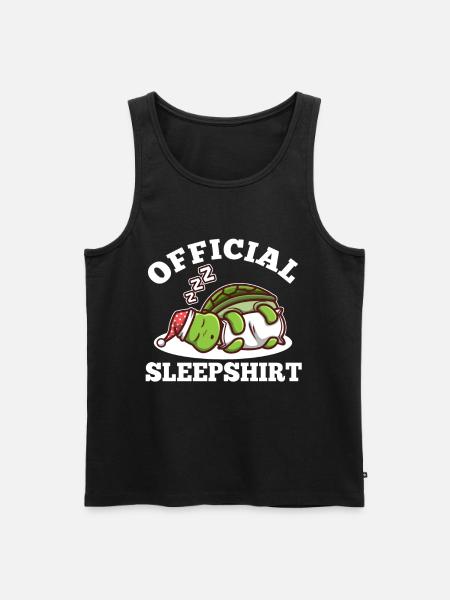 Official sleepshirt Turtle - Men's Premium Organic Tank Top - black