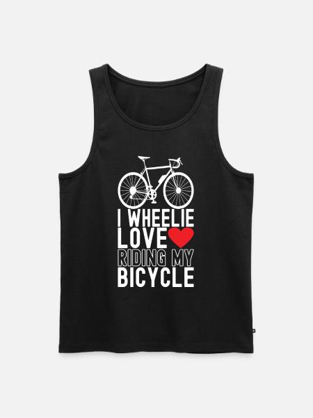 Bicycle cyclists - Men's Premium Organic Tank Top - black