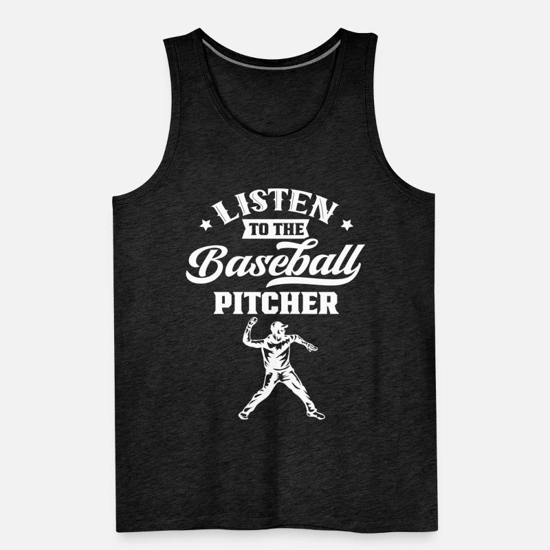 Écouter le lanceur de baseball Hobby Pitcher Baseball Débardeur bio Premium Homme