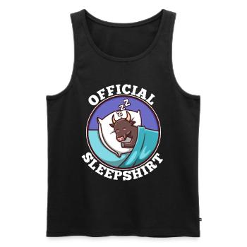Official sleepshirt Taurus - Männer Premium Bio Tank Top - Schwarz - Vorne - Michal (187cm)