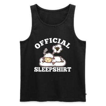 Official sleepshirt Sheep - Männer Premium Bio Tank Top - Schwarz - Vorne - Michal (187cm)