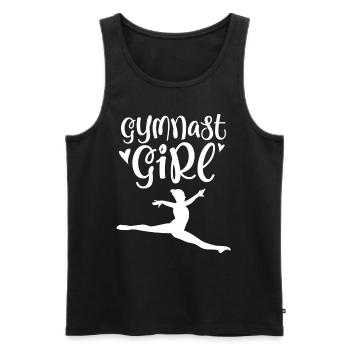 Gymnast Gymnast Girls Gymnastics Gymnastics - Men's Premium Organic Tank Top - black - Front - Michal (187cm)