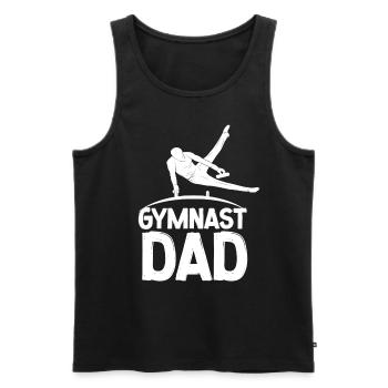 Gymnast Father Gymnast Gymnastics Lovers Gymnastics Gymnastics - Men's Premium Organic Tank Top - black - Front - Michal (187cm)