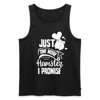 Nur Noch Ein Hamster Versprochen Besitzer Haustier - Männer Premium Bio Tank Top - Schwarz - Vorne - Michal (187cm)
