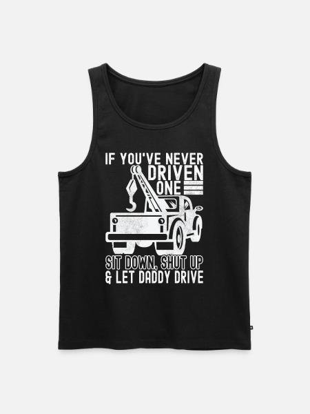 Abschleppwagen Abschleppdienst - Männer Premium Bio Tank Top - Schwarz