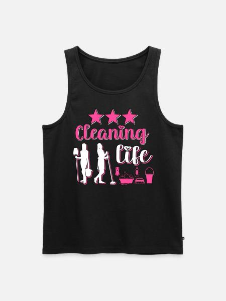 Housekeeper Maid Cleaner - Men's Premium Organic Tank Top - black