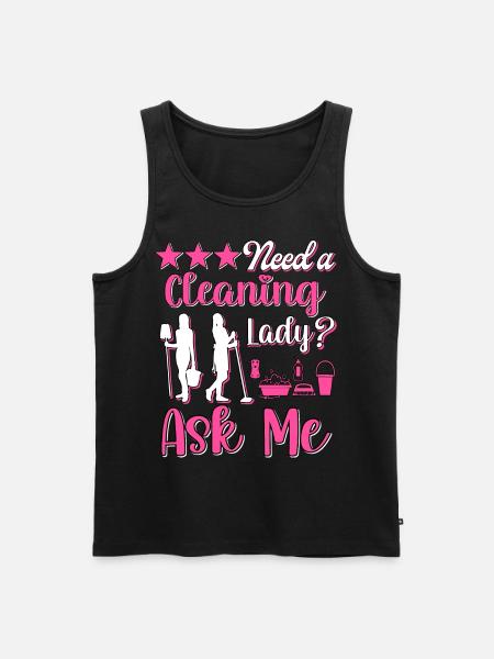Housekeeper Maid Cleaner - Men's Premium Organic Tank Top - black