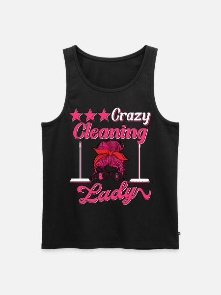 Housekeeper Maid Cleaner - Men's Premium Organic Tank Top - black