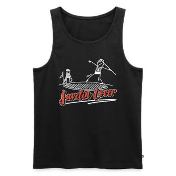Javelin Throwing Lover Javelin Throw Javelin Thrower Javelin Thrower - Men's Premium Organic Tank Top - black - Front - AI Model Male 178 light (178cm)