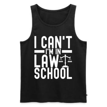 Jura Student Richter Staatsanwalt - Männer Premium Bio Tank Top - Schwarz - Vorne - Michal (187cm)